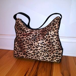 COPY - Ralph Lauren Nylon Animal Print Shoulder Bag